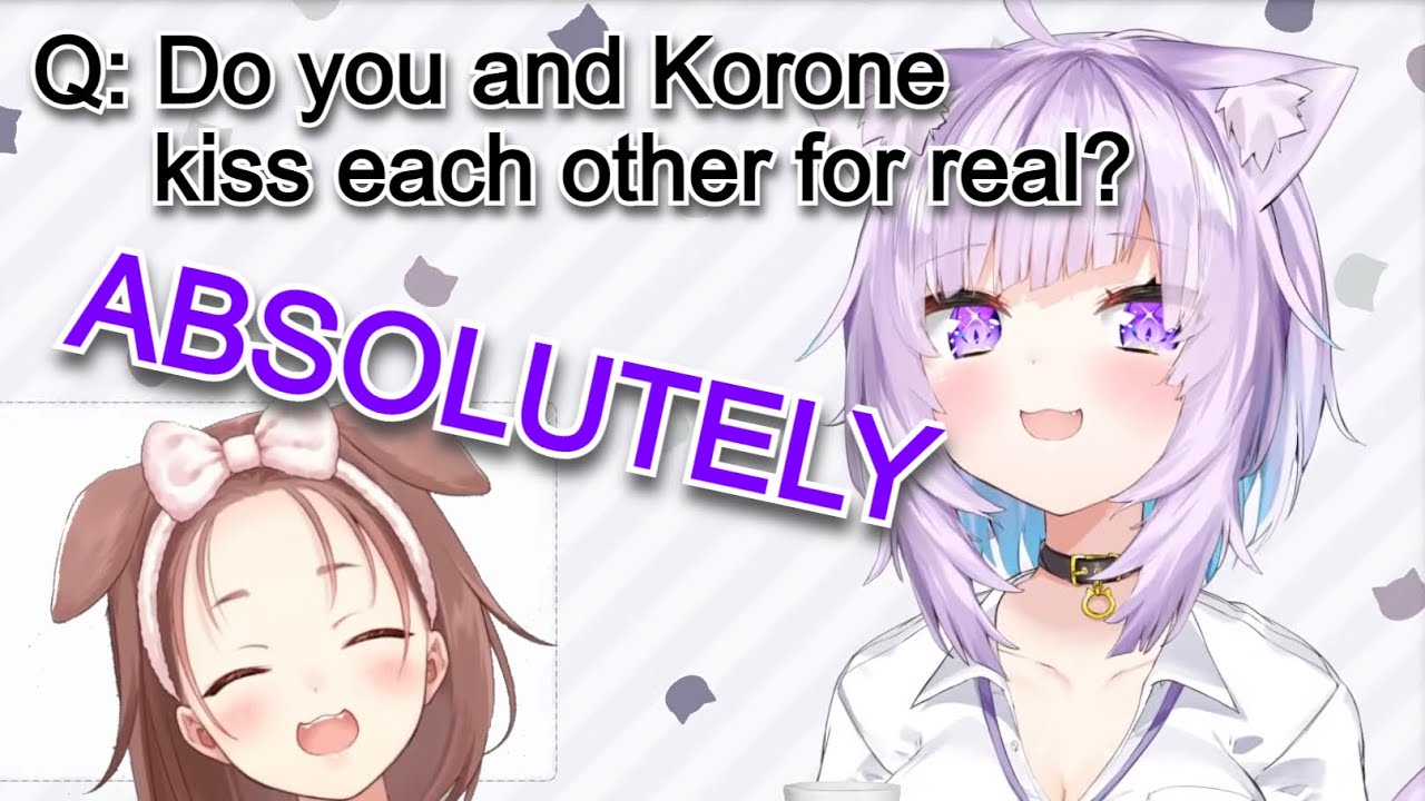 Okayu Admits That She Loves Kissing Korone IRL (WARNING! Critical levels of OkaKoro TeeTee)