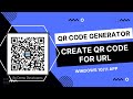 Create QR Code For URL | QR Code Generator App 2022