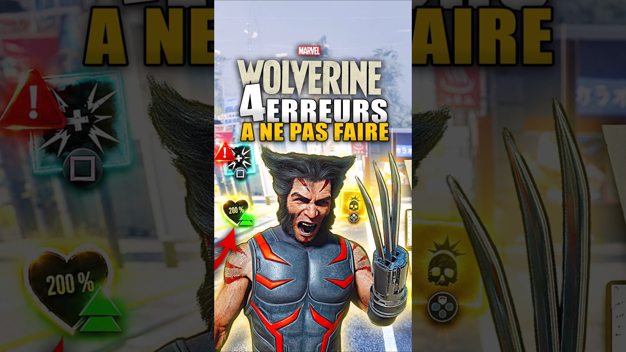 4 Erreurs à ne PAS FAIRE dans Marvel's Wolverine sur PS5 !