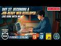 [30.5.26] Day 37: Becoming a Job-Ready Web Developer 🇧🇩| 8 Hours + Live Code with me #studywithme