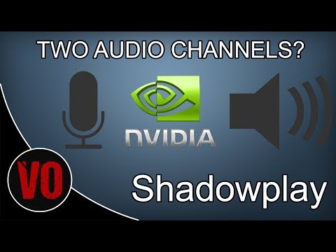 Separate Microphone and Audio using SHADOWPLAY