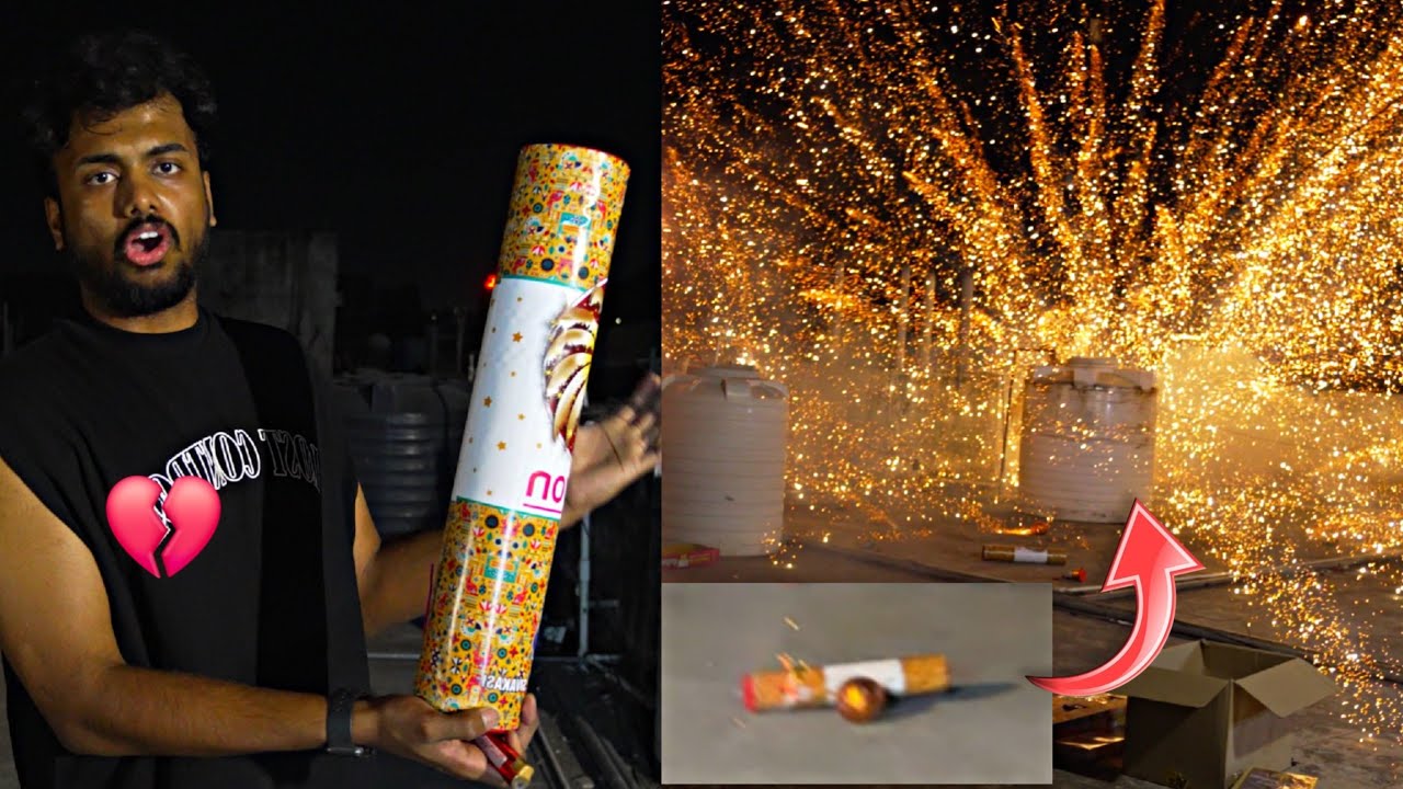 Diwali Big Skyshot Blast Down 💔 Nuksan Hogaya 😓