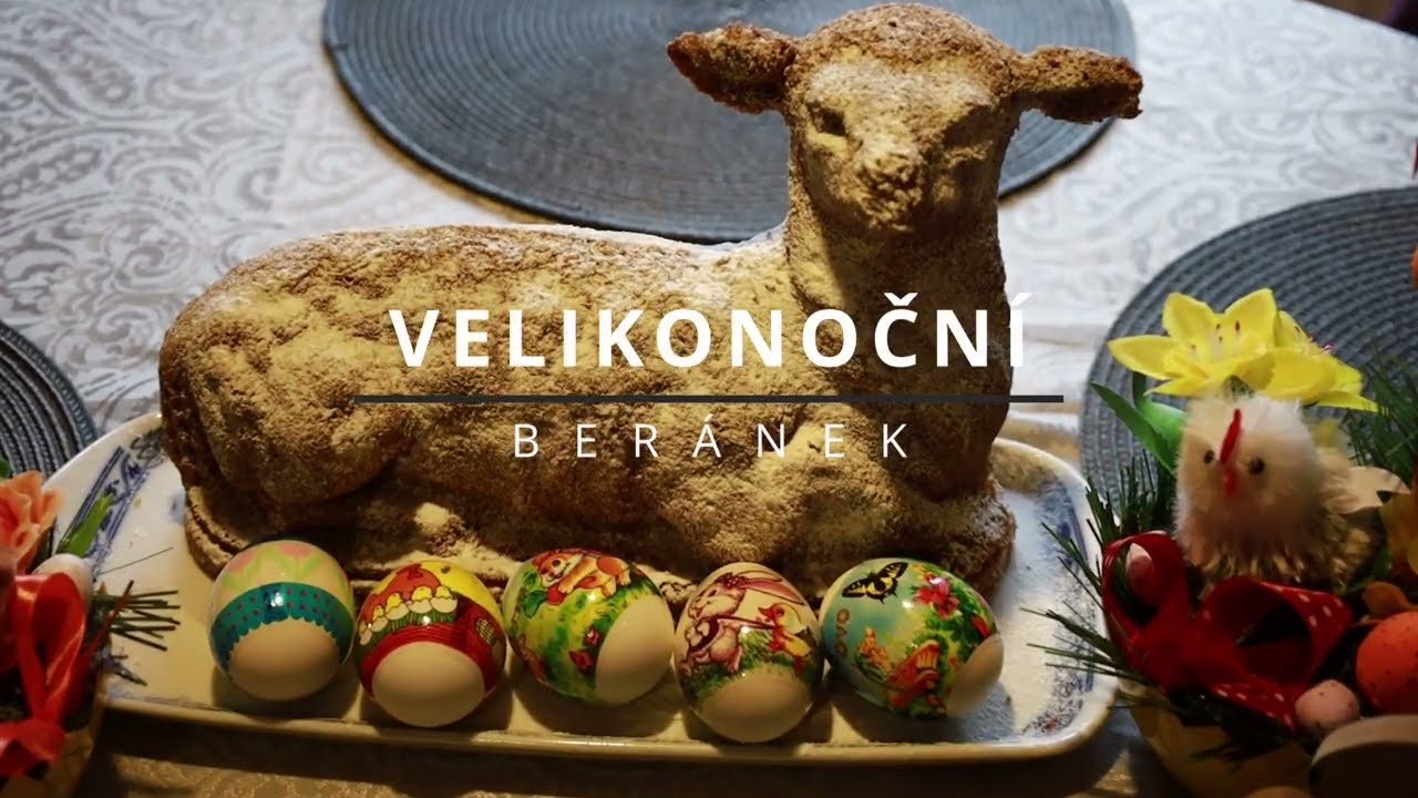 VELIKONOČNÍ BERÁNEK🐏🥚Krásně vláčný Recept na velkou formu👌