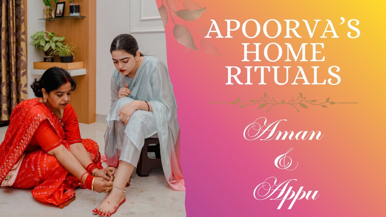 Apoorva’s Home Wedding Rituals | Beautiful Hindu Wedding Traditions & Family Moments ❤️ #wedding