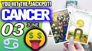 Cancer ♋YOU HIT THE JACKPOT!💲💲 horoscope for today JUNE 3 2026 ♋ #cancer tarot JUNE