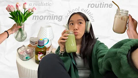 my *realistic* school morning routine 2022 | grwm,...