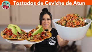 Esto es Lo Mejor que Puedes Hacer con tu ATUN de Lata! tuna ceviche