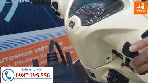 #8. AUTOSHOP SMARTTOOL: Hướng dẫn kết nối, phân tích dữ liệu động cơ xe Honda Vision 2018