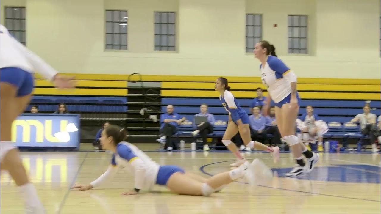 TMU Women's Volleyball defence highlights YouTube