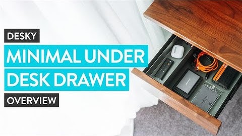 Desky Minimal Under Desk Drawer Overview