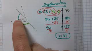 11.2 Notes - Complementary, Supplementary, and Vertical Angles (M1)