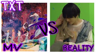 MV😎 vs REALITY 🤣 || TXT ( 투모로우바이투게더 )✨ •Choi sura97