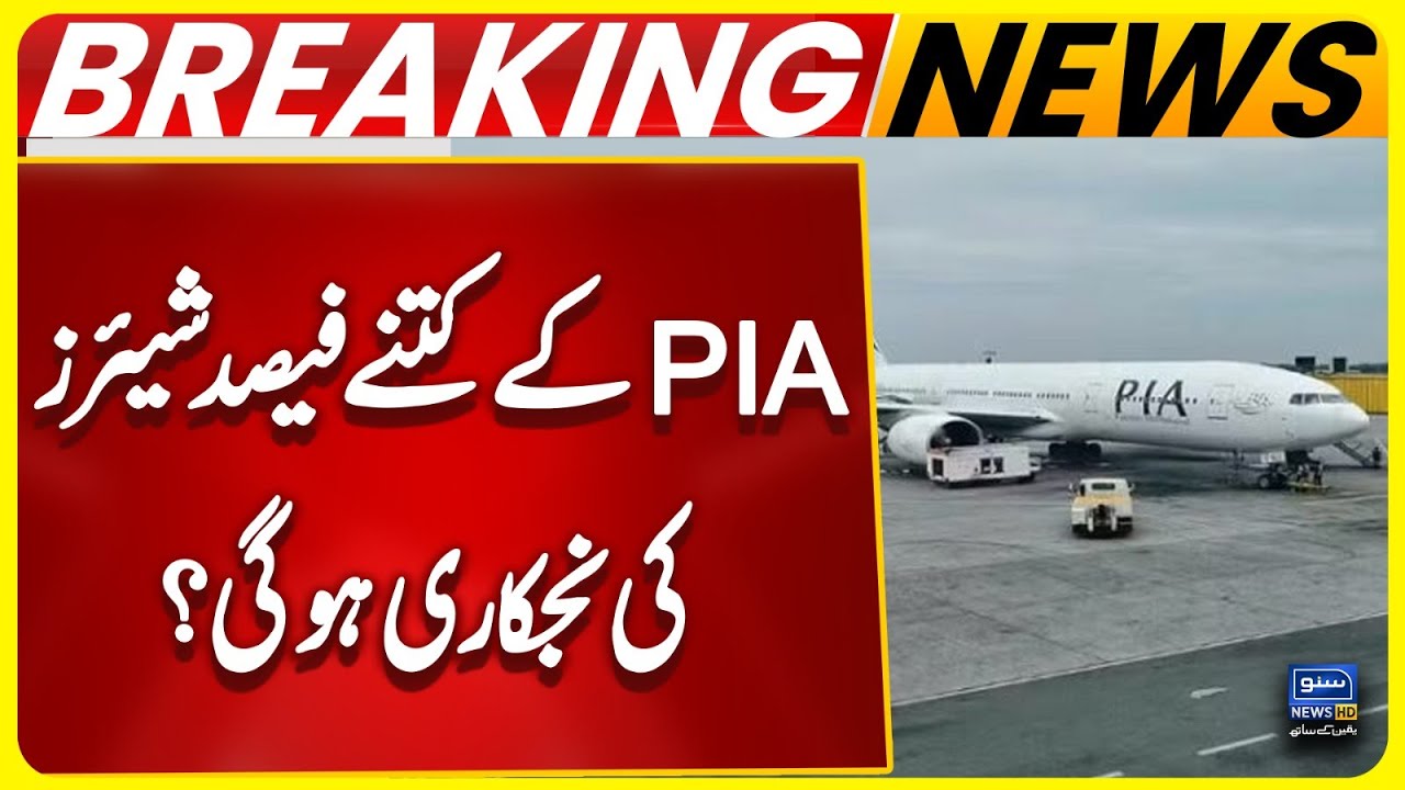 Government Reveals PIA Privatization Share | Shehbaz Govt | Breaking News | Suno News HD