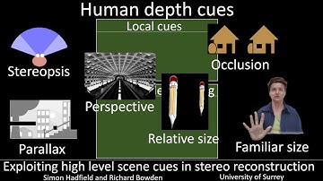 Exploiting high level scene cues in stereo reconstruction