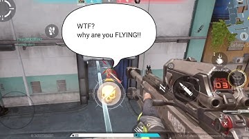 HYPER FRONT Bug | sv_gravity 100 🤣🤣 | I fly like a bird | Valorant Mobile Copy