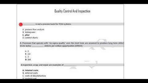 Part 2 - Industrial Engineering and Quality control - MSBTE
