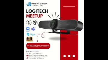 🎥 Logitech MeetUp – Caméra 4K Ultra HD pour Réunions et Conférences 📈💼