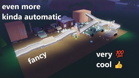 my updated lumber tycoon 2 conveyor setup