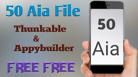 50+ Aia File Free Thunkable & Appybuilder