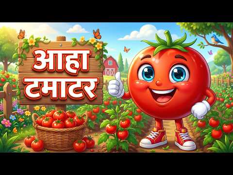 आहा टमाटर - Aaha Tamatar Bade Mazedar | Hindi Nursery Rhymes And Kids Song | All Rhyms in Hindi