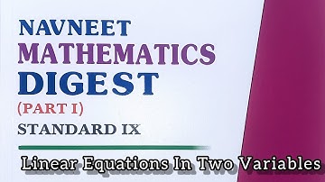 Class 9th Maths-l Chapter No 5 Linear Equations In One Variables