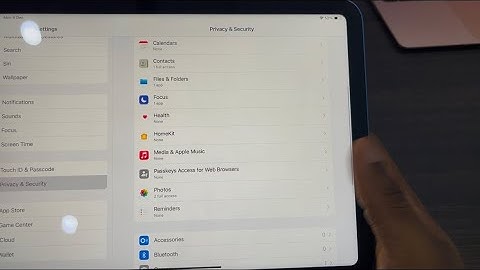 How to Change App Permissions on iPad