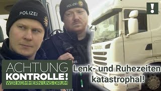 😲 LKW-Fahrer hat keine EINZIGE Fahrt korrekt aufgezeichnet! | Achtung Kontrolle | Kabel Eins