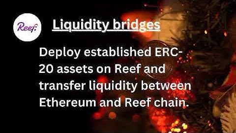 Reef Chain is Blockchain for Defi,NFT & Gaming.#Reef #Reef_Chain #ReefChain