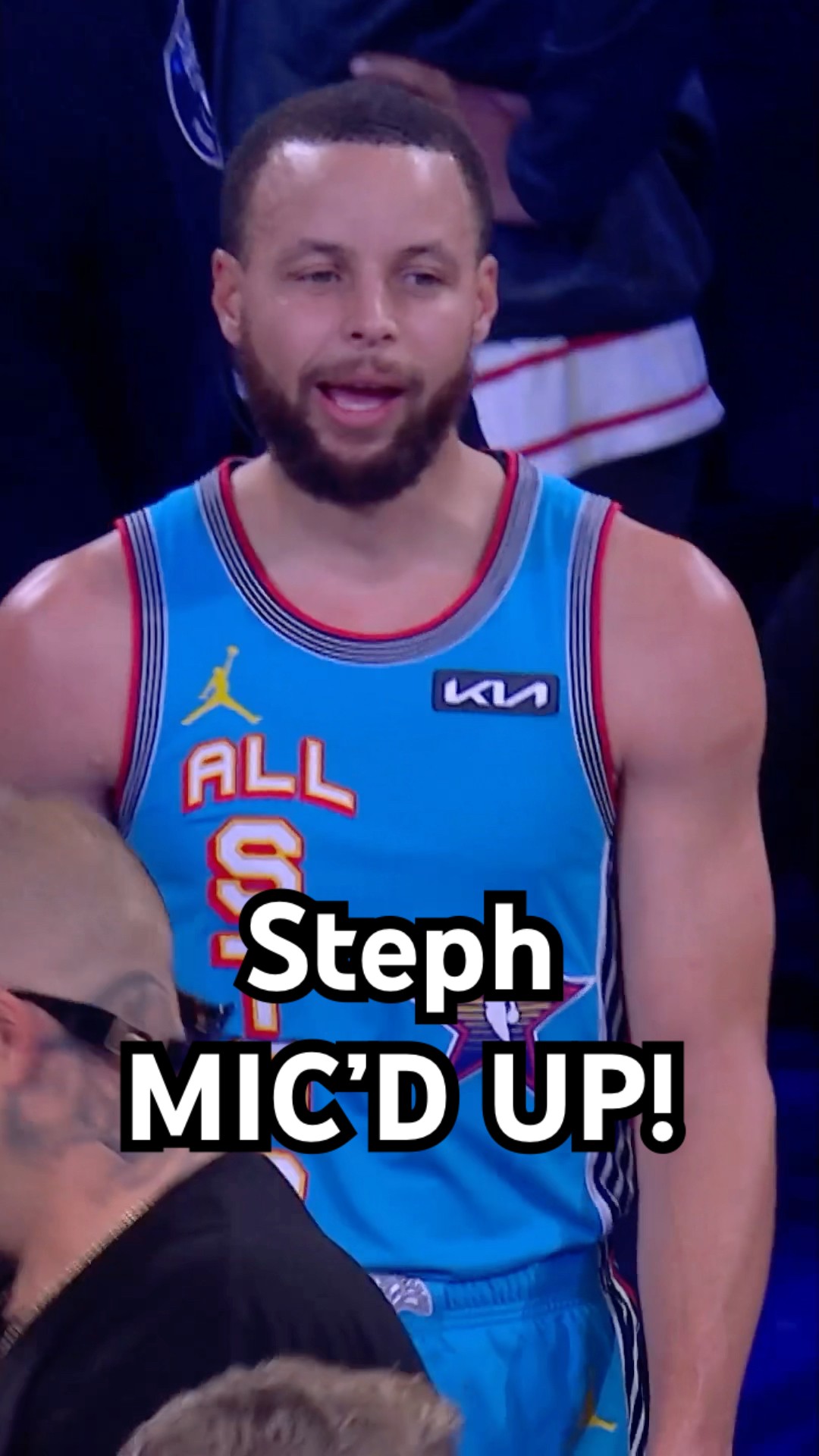Stephen Curry MIC’D UP for the NBA All-Star Game!
