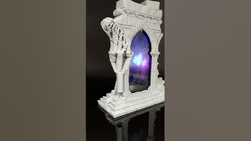 3D printing nether portal multi-effect display#portal #3dprinted #3dprinting #netherportal