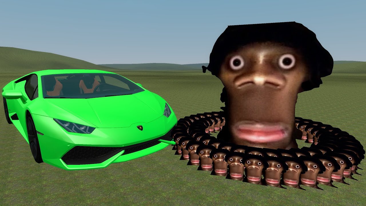 Семья Аухх против машин в Garry's Mod (часть 3)