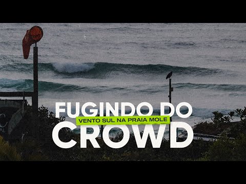 Fugindo do Crowd - Vento Sul na Praia Mole #surf #floripa #waves #surfing #praiamole #florianópolis