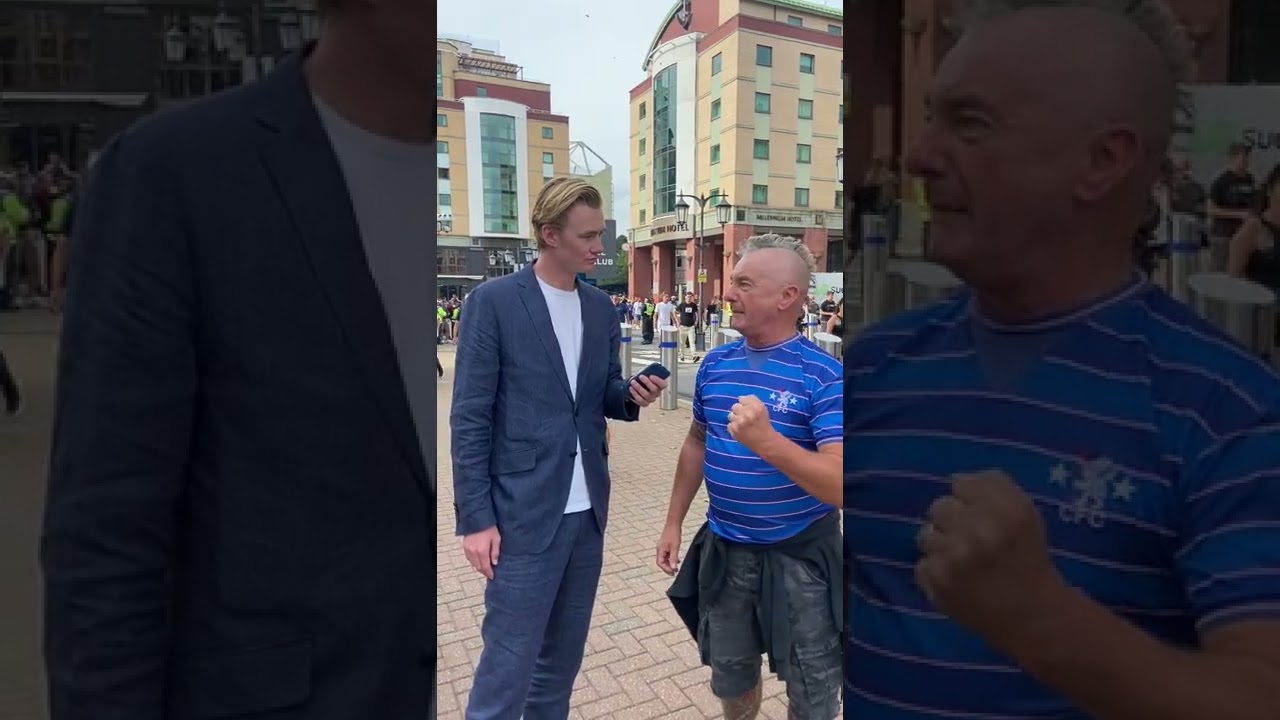 MoHawk Man attacks West Ham fans