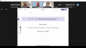 Hans Zwart: Is A^{-1} an infinitesimal generator?