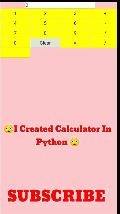 🐢I Created Calculator In Python😲|Python Program to Make a Simple ...