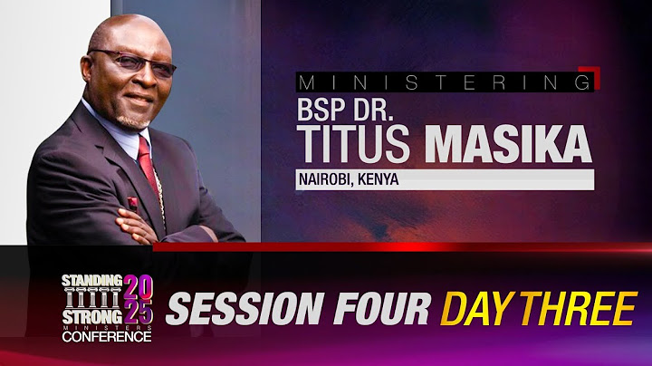 STANDING STRONG MINISTERS  CONFERENCE 2025 - DAY 3 ll SESS 4