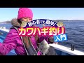 初心者でも簡単！ カワハギ釣り入門 の動画、YouTube動画。