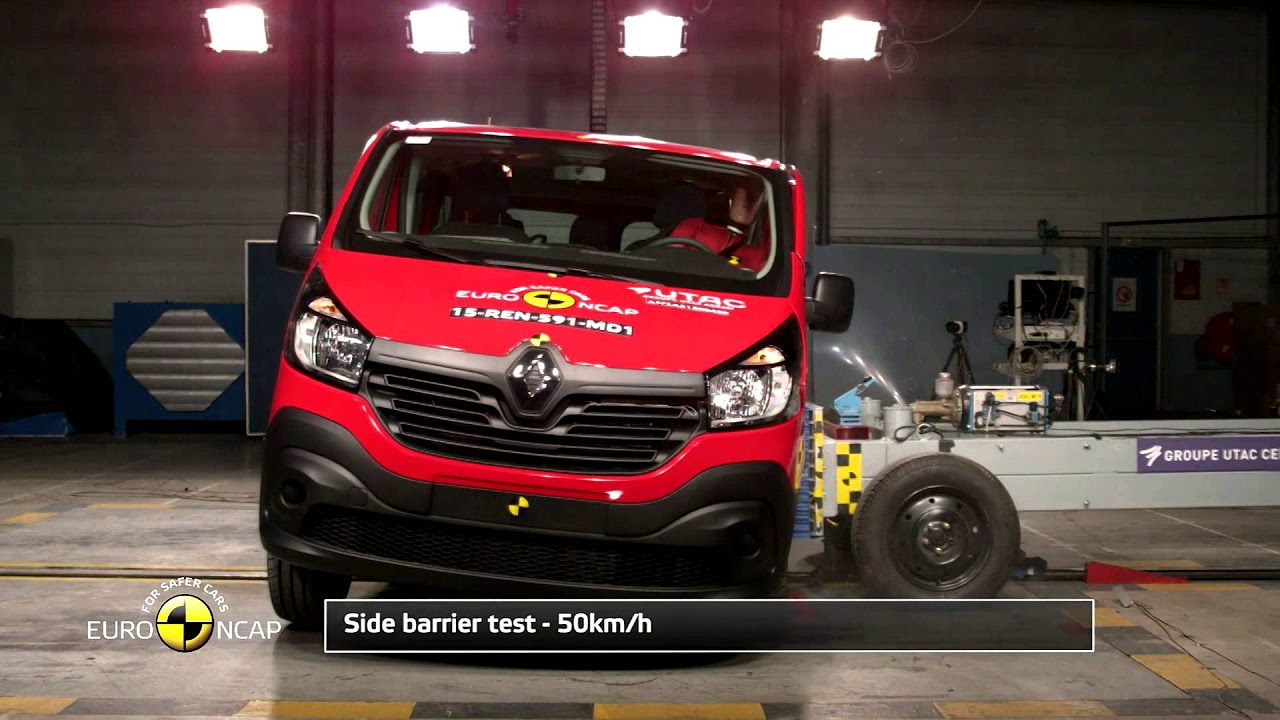 Update New Crash Test Renault Trafic and Opel Vivaro 2015 Euro NCAP Romana