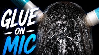 ASMR Glue on Mic 🤤 Intense Sticky Sounds ⭐