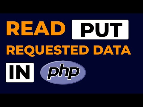 how to read ajax put requested data in php in hindi