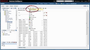 BICS Creating Your First Analysis Using Oracle BI Cloud Service