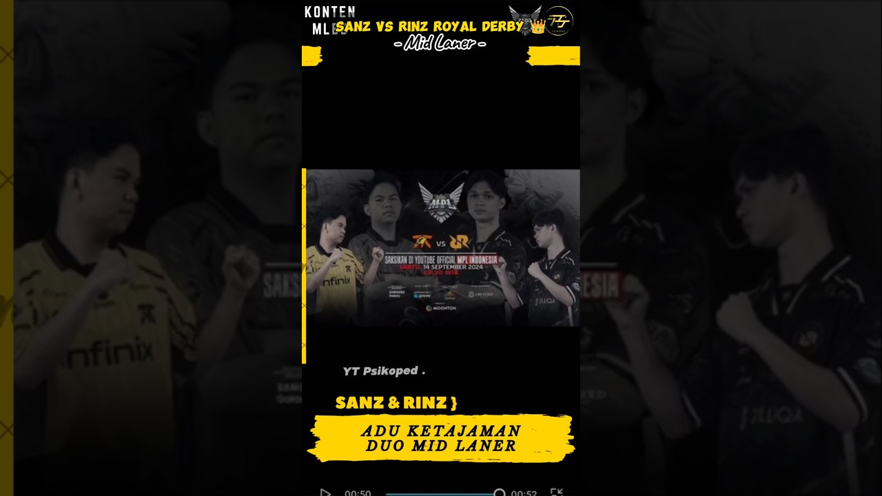 DUO MID LANE !! GOD SANZ VS RINZ SIAPA YANG TERBAIK ?! 😎 | PSIKOPED