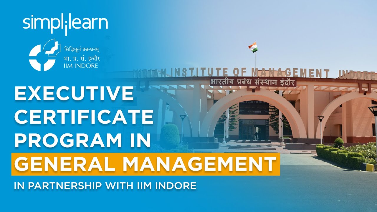Executive Certificate Program In General Management by Simplilearn | Simplilearn