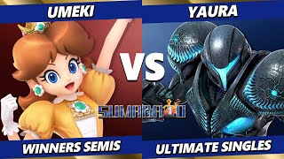 Sumabato 46 TOP 8 - Umeki (Daisy) Vs. Yaura (Dark Samus) Smash Ultimate - SSBU