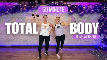 Full Body Sculpt Workout | 60 Min Dumbbells & Bands Training for Strength + Definition
