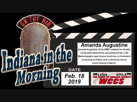 Indiana in the Morning Interview: Amanda Augustine (2-18-19)