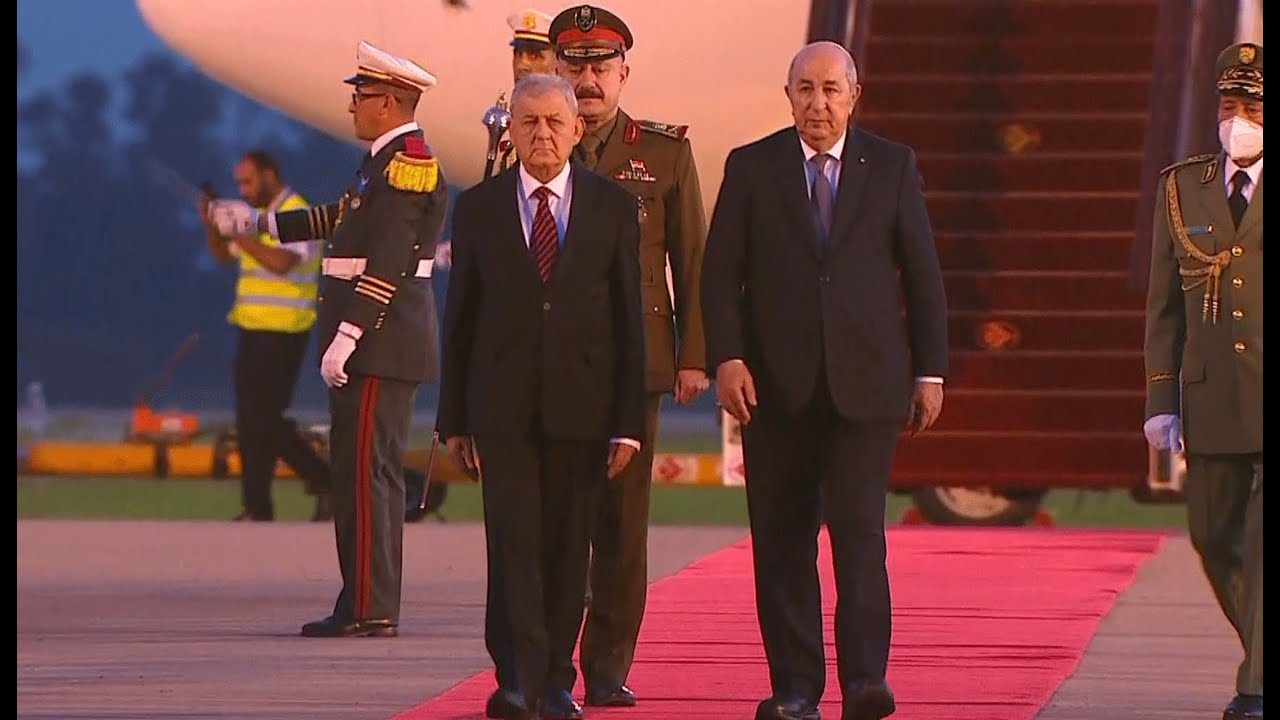 وصول رئيس جمهورية العراق عبد اللطيف رشيد إلى الجزائر للمشاركة في القمة العربية