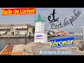 Chalutier dans le port de pche  lorient kroman  bateaux  morbihan  bretagne sud  france