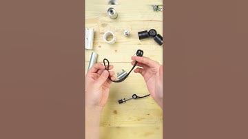 DIY Hacks: Using Ball Bungee Cords to Attach Canvas to Conduit! #Shorts