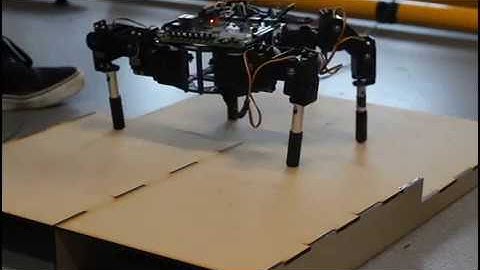 FPGA Controlled Stair Climbing Quadruped Robot - Damien Lobb from Middlesex University
